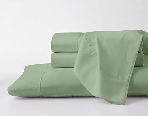 100% algodón egipcio de 800 hilos, 4 piezas, algodón puro de grapa largo, tejido de satén para una sensación suave y sedosa, se adapta a un bolsillo