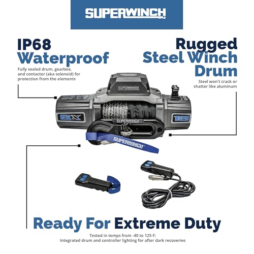 Superwinch 1712201 SX12SR 12V DC Winch 12,000lb (5,443kg) by Superwinch - Image 4
