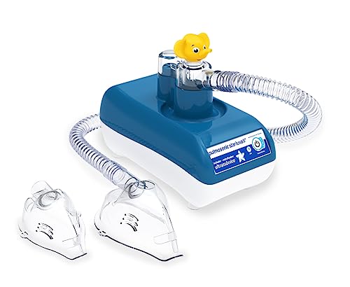 Soniclear Inalador/Nebulizador Ultrassônico Pulmosonic Star Luxo Ii Azul/Branco