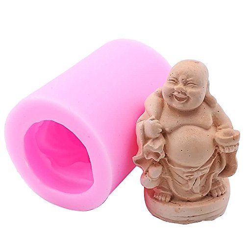 Monqui Buddha Silicone Mold For Handmade Soap, Crafts, Candle, Chocolate, Muffins, Ice #TOP1