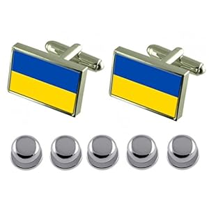 Select Gifts Hemdjurk Studs Chemnitz Stad Duitsland Vlag Manchetknopen