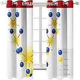 ♥ Caractéristiques de conception: Les rideaux occultants du salon bloquent 98% de la lumière grâce à la technologie innovante de triple tissage, préservent la chaleur et protègent la vie privée, affaiblissent le bruit indésirable et protègent votre vie privée de la vue directe. Vous pouvez profiter au maximum de l'intimité avec les membres de la famille et les amis!