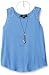 Amy Byer Girls' Big Girls' Knit Suede Sleeveless Top with Lace