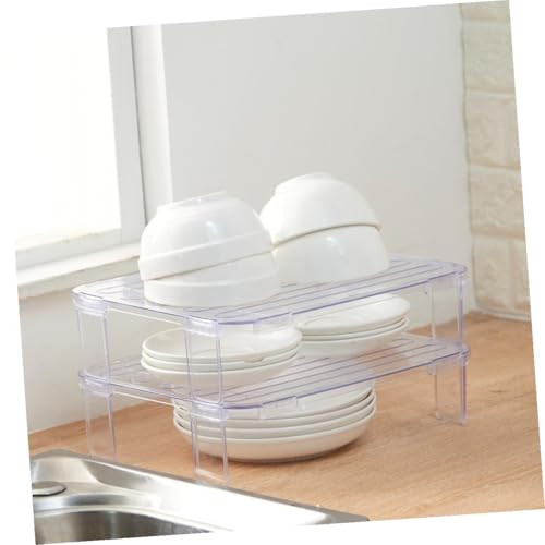 Étagère de rangement transparente empilable pour optimiser l'espace - 8