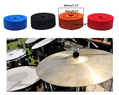 TUOREN Cymbal Foam Washer Replacement Pads #TOP4