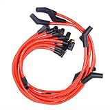 OXCANO M12259C301 9PCS New Red 10.5mm Racing Spark Plug Wires Set Compatible with Ford F...