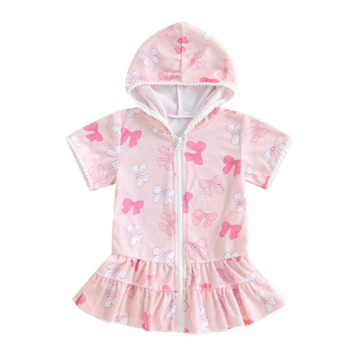 Image of Toddler Little Girl Swim Cover Up Beach Towel Coverup Bathing Suit Cover Ups Swimsuit Summer Baby Beach Essentials