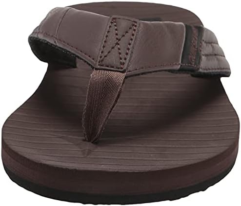 Quiksilver Men's Flip-Flop, Brown/Brown/Black Carver Tropics Ii, 10 | Image 1