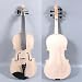 WUQIMUSC 5 String Unfinished Viola 4/4 size Ebony Fittings Maple spruce wood handmade viola for DIY (5String)