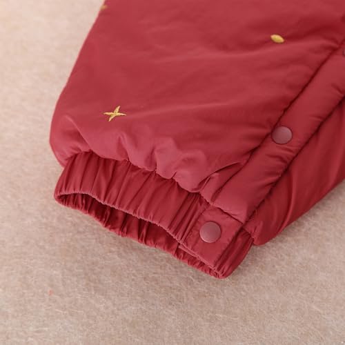 Combinaison de neige bébé anti-froid avec grenouillère hiver doublée molleton