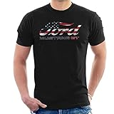 bicicleta gt bmx cromada Camiseta para hombre Ford Mustang GT USA Flag Logo Men\'s T-Shirt