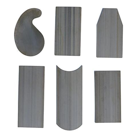6Pc Shaped Cabinet Scraper Set, 6 Pieces Woodworking Scrapers Cover