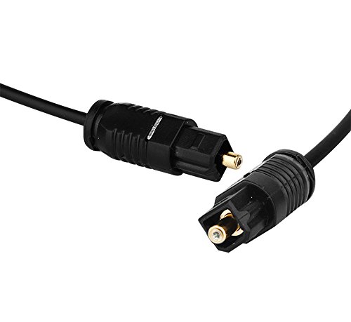 Qicheng&Lys Toslink Digital Optical Spdif Audio Cable, Optical Audio Cable (16Ft) #TOP2