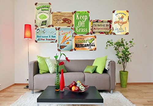 Warning No Children Swimming Without Adult Supervision Garden Retro Tin Sign Decorative Tins Bathroom Wall Decor French Country Kitchen Decor 8X12 Metal Sign #TOP5