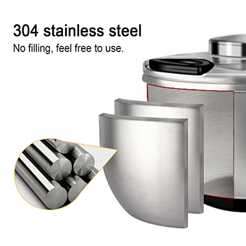 Ljj Steel Salad Spinner Stainless Steel,5L #TOP4