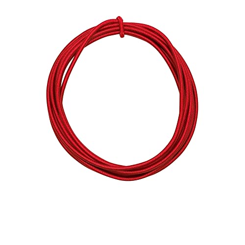 Sgt Knots Marine Grade Shock Cord - 100% Stretch, Dacron Polyester Bungee For Diy Projects, Tie Downs, Elastic Cord, Commercial Uses | 1/8" X 10Ft, Red #TOP1