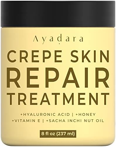 AYADARA Crepey Skin Repair cream 8oz, Firming Lotion for Loose Skin, Crepe Corrector Collagen Cream for Body Tightening, Wrinkle Cream for Face, Neck, Arms and Legs, 500+ Uses