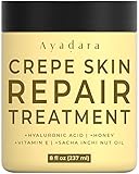 AYADARA Crepey Skin Repair cream 8oz, Firming Lotion for Loose Skin, Crepe Corrector Collagen Cream for Body Tightening, Wrinkle Cream for Face, Neck, Arms and Legs, 500+ Uses