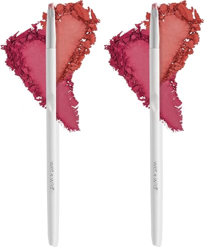 Image of Wet n Wild Angled brush, Foundation Makeup Blending Brush, Ultra-Thin Precision, Ergonomic Handle (Pack of 2)