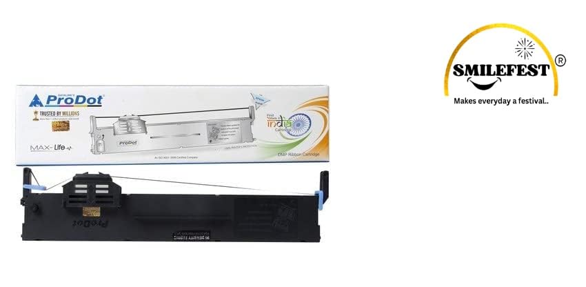 SMILEFEST Ribbon Cartridge for EPSON-PLQ-20 Passbook Printer (Black-Pack of 2 pcs.) - Image 4