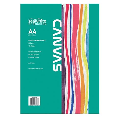 Seawhite 280gsm Cotton Canvas Pad 10 sheets - A3 297mm x 420mm