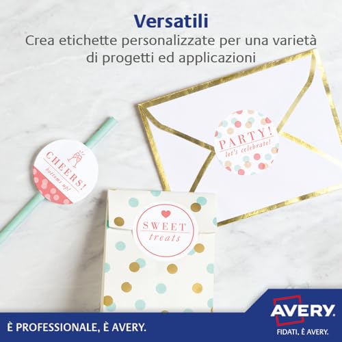 Avery Etichetta Rimovibile 96X50,8Mm 25 Fogli - 7