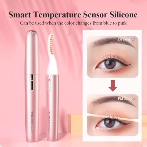 TOUCHBeauty Beheizte Wimpernzange, Elektrische Wimpernzange Wimpernbürste mit Intelligentem Temperatursensor, Wimpernzange Styling Tools (Keine Batterie)