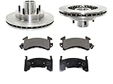 Marketplace Auto Parts Front Semi-Metallic Brake Pad and Rotor Kit - Compatible with 1994-2002 Chevy S10