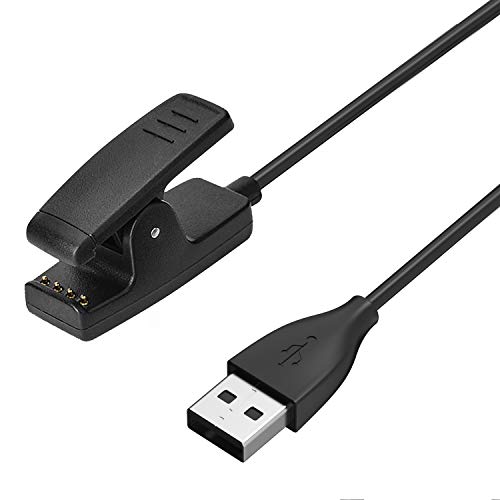Ancable Cable de carga para Garmin Forerunner 235, Garmin Watch Charger para Lily Forerunner 35 35J 230 235 630 645 Music 735XT, Approach G10 S20, Vivomove HR, ForeAthlete 35J