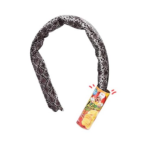 VANVENE Potato Chip Snake In A Can Gag Gift Prank Large Size for April Fools' Day and Halloween