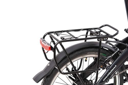 Miniatura 7 de F.Lli Schiano Galaxy 20 , Bicicleta Eléctrica Plegable, Unisex Adulto, Negra