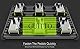 GUITTO Gitarren Pedalboard – Fixture Blocks Fixture Blocks Fixed Effects Pedalboard Aluminiumlegierung ohne Klettverschluss GPB-01