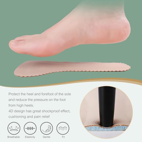3 pares plantillas adhesivas para sandalias mujer EU37-38 miniatura 7