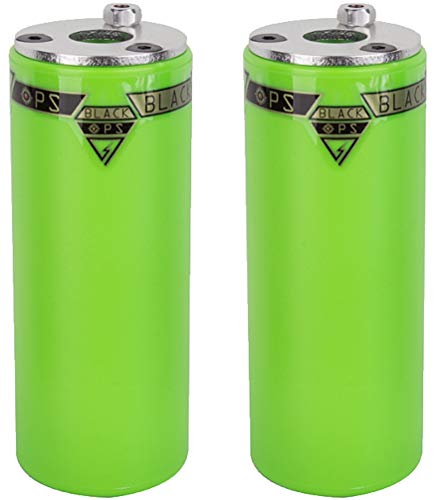 Black Ops GL BMX Pegs, 40 x 100 3/8-14mm, Green