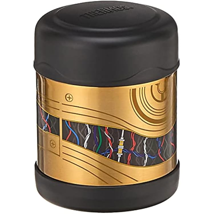 THERMOS FUNTAINER 10 Ounce Stainless Steel Vacuum Insulated Kids Food Jar, C-3Po