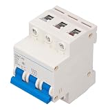 Disjoncteur Miniature 3 Pôles 10A Isolateur D'ampères Disjoncteur à Montage sur Rail DIN 400V AC Protecteur de Court circuit DZ47 63 C10