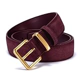 Mesures : Nos ceintures sont mesurées depuis le pli de la boucle jusqu'au trou central. Pour obtenir la taille idéale, mesurez une ceinture qui vous va bien, depuis le pli jusqu’au trou que vous utilisez pour la porter.