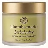 Kuumba Made Herbal Salve, Skin Care & Comfort Balm with Calendula & Comfrey for Dry, Sensitive Skin, 2 Oz
