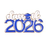 Stilvolle 2026 akademische Kappen-Brosche, Abzeichen für Absolventen, Studenten, Zn-Legierung, Tropföl, Truhe, Anstecknadel, Geschenk, Studentenleistung, Abzeichen, One Size, Wie beschrieben