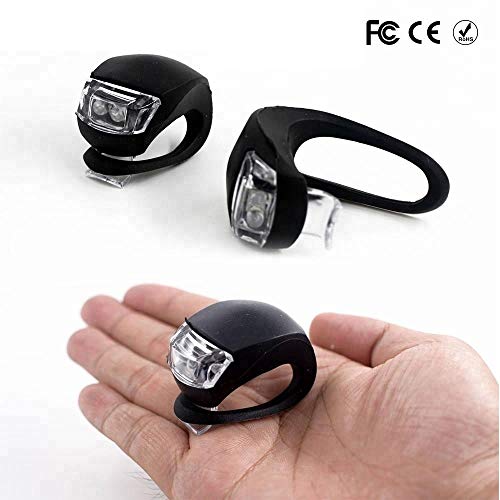 Kit 2 Luz De Segurança Bicicleta Par Led Farol Lanterna Bike