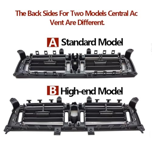 Air Vent Grille Compatible With BMW 7 Series F01 F02 730 735 740 2009-2016 Car AC Air Vent Grille Outlet Panel 64229112151 64229115859(Central High-end) - Image 4