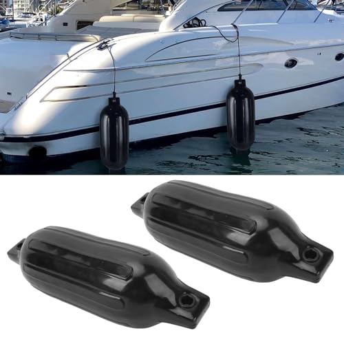 Marine Ribbed Booys Docking Boat Bumper Kit – Schutzpolsterung, Schützende Ribbed Booys Docking mit 4 Nylonseilen, Vielseitig Einsetzbar für Kais, Yachten, Segelboote