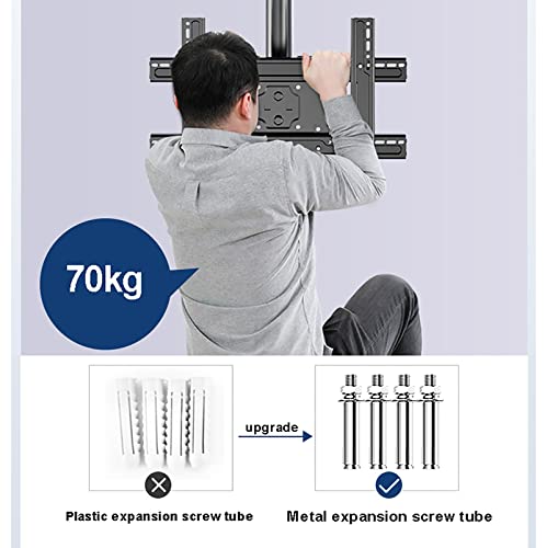 Support TV plafond pour écran 32 à 75 pouces charge max 60kg