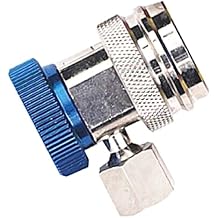 Robinair 18190A R-134a Low Side Service Coupler with Blue Actuator and 6-Ball Coupler; For Use with Automotive HVAC Systems