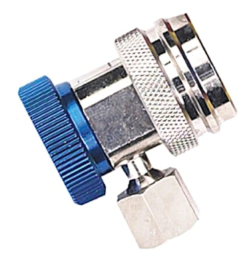 Acoplador lateral bajo R-134a Robinair 18190A con actuador azul miniatura 1