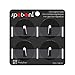 Three by Three Spot On! Mini Magnet Hook, Black