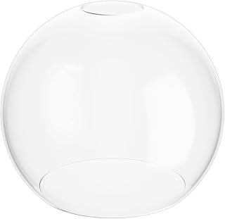 Tipace Clear Glass Globe Lamp Shades Replacement Lampshade for Light Fixture