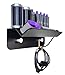 Produktbild Kyrio Haartrockner Eisstockschießen Halterung für Dyson Airwrap Styler Lockenwickler und 7 Lockenfässer Wandhalterung Ständer Halter Aufbewahrungsgestell für Badezimmer