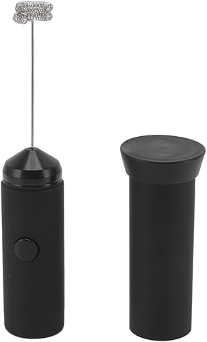 Espumador de leche eléctrico, espuma de vapor de leche material de grado alimenticio, máquina de espuma de café de mano para el hogar, espumador de