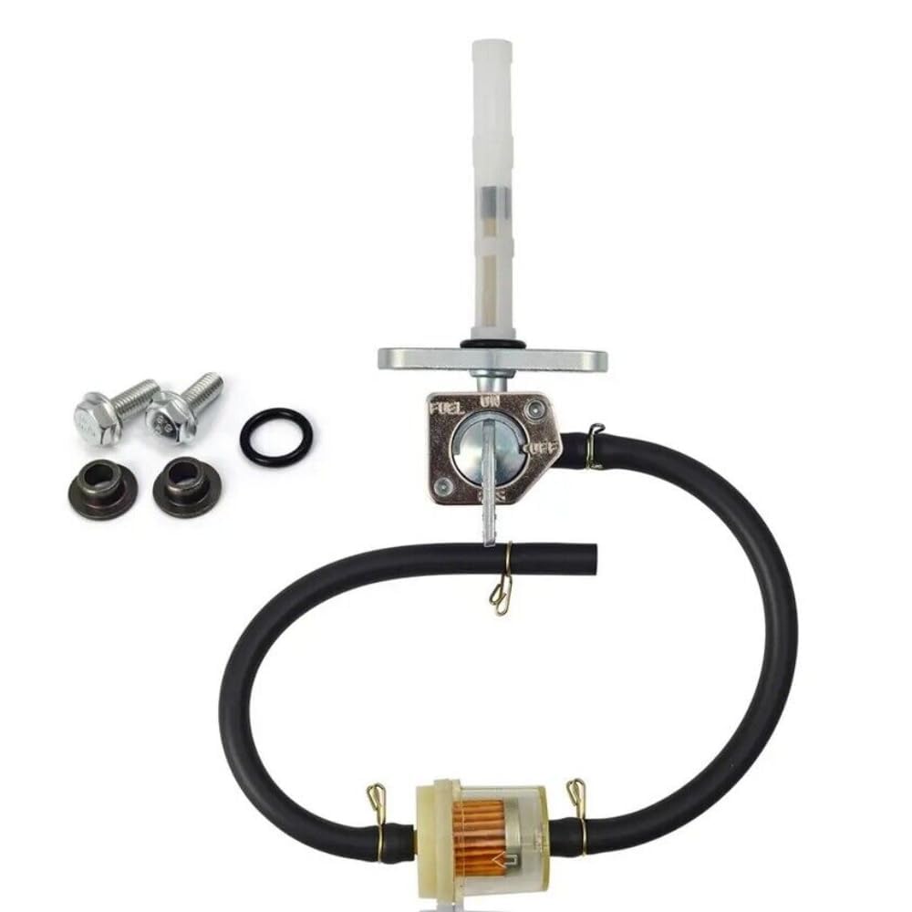 FAMUGOS 1Set Tank Switch Fuel Valve Petcock Replacement For Honda XR100R XR50R XR80R XR70R W/Fuel Filter 16950-GCF-671 16950-GEL-701